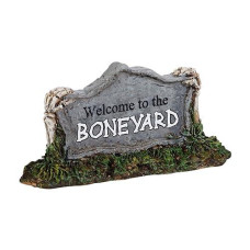Department 56 Accessories For Villages Welcome To The Boneyard Accessory Figurine, 0.98 Inch