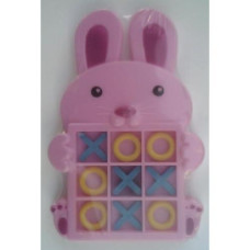Pink Bunny Tic Tac Toe Game