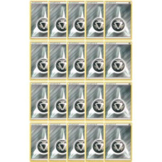 20 Basic Metal Energy Pokemon Cards (Xy/Black And White Series Design, Unnumbered)