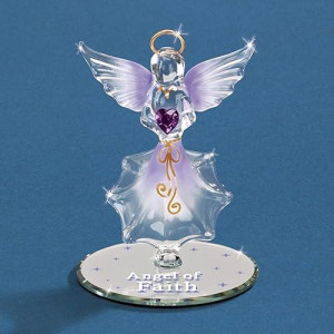 Glass Baron "Angel Of Faith" Angel Figurine