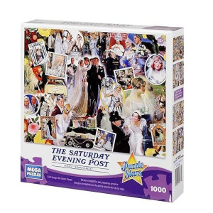The Saturday Evening Post Wedding Marriage Boda 1000 Piece Jigsaw Puzzle