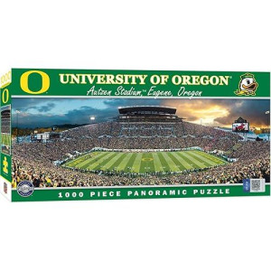 Masterpieces Ncaa Oregon Ducks, Stadium Panoramic Jigsaw Puzzle, Autzen, 1000 Pieces