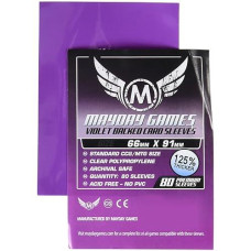 Mayday Games Card Game Sleeves Purple Backed