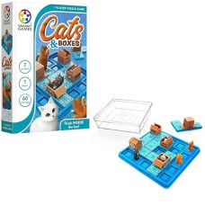 Smartgames Cats & Boxes Travel Game With 60 Challenges For Ages 7-Adult