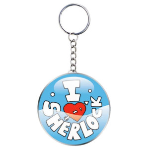 Seven20 Sherlock I Heart Sherlock Keychain