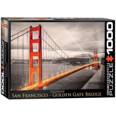 Eurographics San Francisco Golden Gate Bridge Puzzle (1000-Piece) (6000-0663) , Black