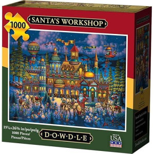 Dowdle Jigsaw Puzzle - Santa'S Workshop - 1000 Piece