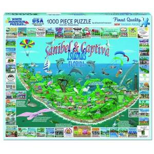 White Mountain Puzzles Sanibel & Captiva - 1000 Piece Jigsaw Puzzle