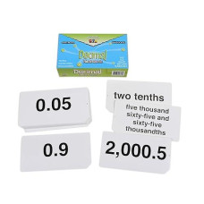 Learning Advantage 8658 Decimal Flash Cards