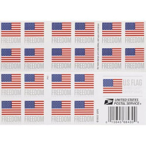 Usps Forever Stamps Four Flags Atm Sheet Of 18 X Forever Us Postage Stamps