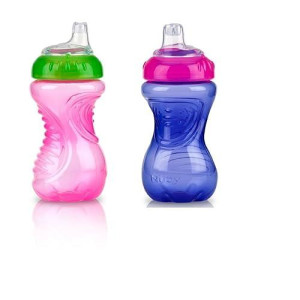 Nuby No Spill Easy Grip Trainer Cup 10 Oz