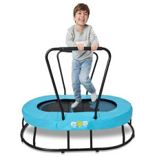 Skybound Kids Trampoline With Handle - Mini Trampoline For Kids With Adhd, Autism & Sensory Needs - Sensory Toys For Autistic Children - Toddler Trampoline Indoor-Two Handles For Balance And Security