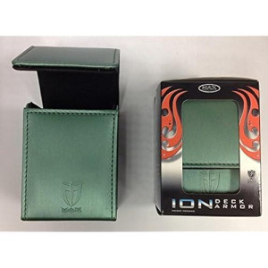 Max Pro Ion Deck Box Metallic Green For Standard Gaming Size Cards