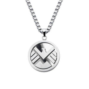 Agents Of Shield Logo Pendant With Chain Necklace