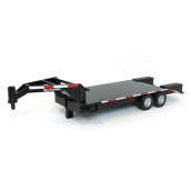 Big Country Toys Flatbed Trailer With Gooseneck Trailer Hitch, Fun Add-On For Farm Toys & Toy Trucks