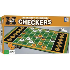 Masterpieces Family Game - Ncaa Missouri Tigers Checkers - Officially Licensed Board Game For Kids & Adults