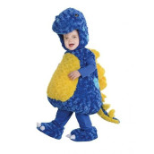 Underwraps Toddler'S Stegosaurus Belly Babies Costume, Blue/Yellow, Medium (18-24)