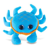 Dollibu Plush Crab Stuffed Animal - Soft Huggable Big Eyes Blue Crab, Adorable Marine Life Playtime Crab Plush Toy, Cute Sea Life Cuddle Gift For Kids & Adults - 6 Inch