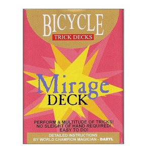 Murphy'S Magic Mirage Deck Bicycle (Red) - Trick