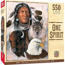 Masterpieces 550 Piece Jigsaw Puzzle For Adults, Family, Or Kids - One Spirit - 18"X24"