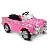 Kid Motorz Pink Barbie Princess Theme Toy Car, Interactive Pink Chevy Bel Air Ride-On From Movie, Pink Princess Gift For Girls, Birthday Ideas For Ages 3 And Up Toddlers Girls