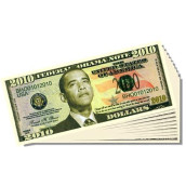 Barack Obama 2010 Federal Reserve Note - 10 Count With Bonus Clear Protector & Christopher Columbus Bill