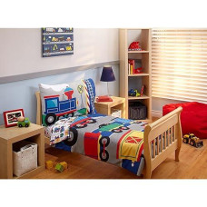 Everything Kids Toddler Bedding Set, Choo Choo , 4 Piece Set