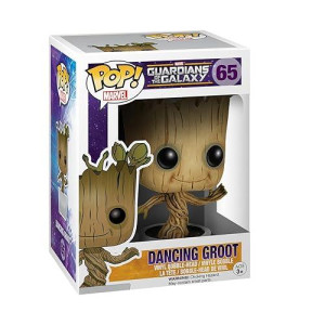 Funko POP! Marvel: Dancing Groot Bobble Action Figure,Multicolor,3.75 inches