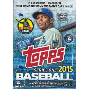 Topps Mlb 2015 Baseball Series 1 Blaster Relic Cards, Small, Multicolor