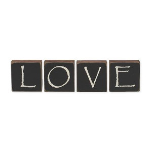 Love Wood Block Letters By The Hearthside Collection