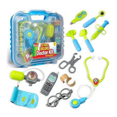 Kidzlane Doctor Kit For Kids | Kids Doctor Playset With Electronic Stethoscope | Toy Medical Kit For Kids | Pretend Play Doctor Set For Toddlers | Children'S Realistic Dr. Kit With Sounds