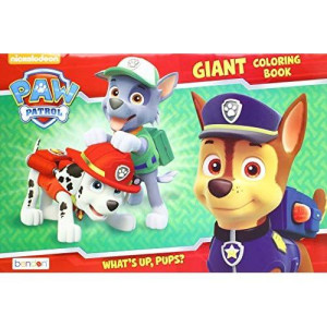 Paw Patrol Whats Up, Pups giant coloring and Activity Book