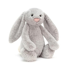 Jellycat Bashful Grey Bunny Stuffed Animal, Huge, 21 Inches