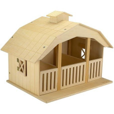 Breyer Freedom Series (Classics) West Wind Horse Stable | 18.5" X 12" X 13" | 1:12 Scale | Natural Wood Color | Model #701