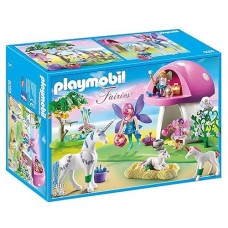 Playmobil Fairies With Toadstool House Building Kit