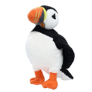 WISHPETS 10 Black and White Puffin Plush Toy