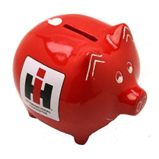 M. Cornell Importers Ih International Harvester Red Piggy Bank