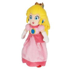 Sanei Super Mario All Star Collection - Ac05 - 10" Princess Peach Small Plush,Pink