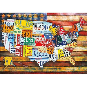 Buffalo games - Road Trip USA - 300 Large Piece Jigsaw Puzzle, 21-14inx15in
