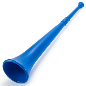 Pudgy Pedro'S Plastic Vuvuzela Stadium Horn, 26-Inch, Blue - Mnsm-001