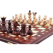 The Jarilo, Unique Elegant Wooden Chess Set, Pieces, Chess Board And Chess Piece Storage - Handcrafted In Europe For Adults And Kids