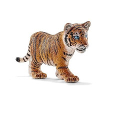 Schleich Wild Life, Animal Figurine, Animal Toys For Boys And Girls 3-8 Years Old, Tiger Cub, Ages 3+