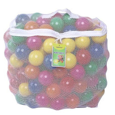 Click N' Play Ball Pit Balls For Kids, 200 Pack - Plastic Refill Balls, Phthalate & Bpa Free, Reusable Storage Bag With Zipper, Gift For Toddlers And Kids For Ball Pit, Bright Colors
