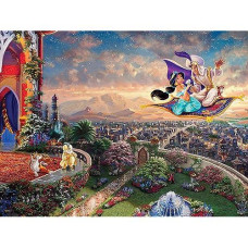 Ceaco Thomas Kinkade The Disney Collection Aladdin Jigsaw Puzzle, 750 Pieces