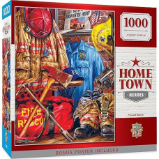 Masterpieces 1000 Piece Jigsaw Puzzle For Adults, Family, Or Kids - Fire And Rescue - 19.25"X26.75"