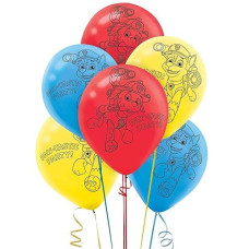 Amscan Paw Patrol Printed Latex Balloons (6)