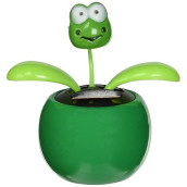 Solar Dancing Flower - Frog (Colors May Vary)
