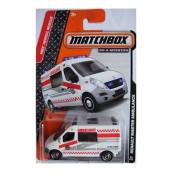Dubblebla Matchbox 2014 Release White Renault Master Ambulance Die-Cast