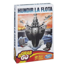 Hasbro Gaming - Sink The Fleet, Travel Game (B09951750) [May Not Be In English] Spanish/Portuguese Version Multicoloured