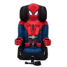 Kidsembrace Marvel Spider-Man 2-In-1 Forward-Facing Booster Car Seat Latch | 5-Point Harness Booster 22-65Lbs Converts To Belt-Positioning Booster 40-100Lbs | Adjustable